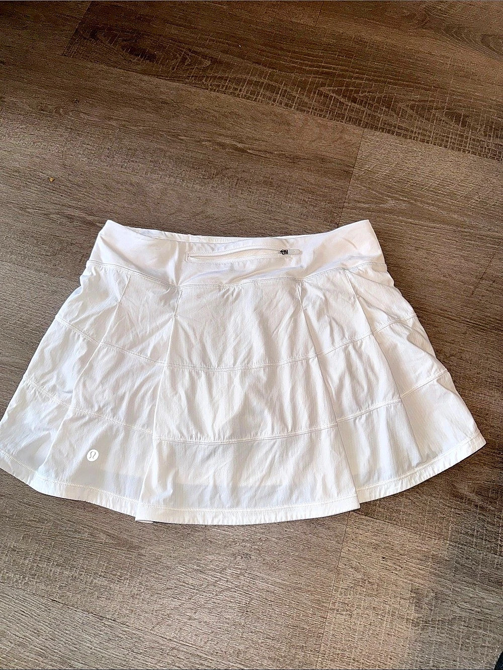 Lululemon Pace Rival Mid-Rise Skirt White Mini Size 6
